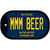 Mmm Beer Michigan Blue Novelty Dog Tag Necklace