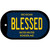 Blessed Michigan Blue Novelty Dog Tag Necklace