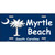 Myrtle Beach Metal Novelty License Plate