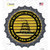 Dont Tread On Me Yellow Novelty Bottle Cap Sticker Decal