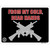 From My Cold Dead Hands Novelty Rectangle Sticker Decal