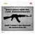 Dont Mess With The 2nd Amendment Novelty Rectangle Sticker Decal