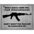 Dont Mess With The 2nd Amendment Novelty Rectangle Sticker Decal