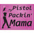 Pistol Packin Mama Novelty Rectangle Sticker Decal