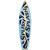 Blue Splish Splash Novelty Surfboard Sticker Decal