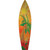 Tree And Flowers Sunset Novelty Surfboard Sticker Decal
