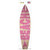 Pink Beach Novelty Surfboard Sticker Decal