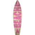 Pink Beach Novelty Surfboard Sticker Decal