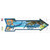 Tropical Paradise Novelty Arrow Sticker Decal