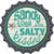 Sandy Toes Novelty Bottle Cap Sticker Decal