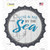 You and Me by the Sea Novelty Bottle Cap Sticker Decal