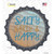 Salty Sandy and Happy Novelty Bottle Cap Sticker Decal