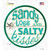 Sandy Toes Novelty Circle Sticker Decal