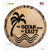 Ocean Made Me Salty Novelty Circle Sticker Decal