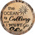 Ocean Is Calling Novelty Circle Sticker Decal