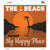The Beach My Happy Place Novelty Square Sticker Decal