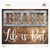 Beach Life is the Best Novelty Rectangle Sticker Decal