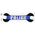 Police Thin Blue Line Novelty Wrench Sticker Decal