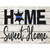 Home Sweet Home Novelty Rectangle Sticker Decal