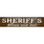Sheriffs Office and Jail Brown Novelty Narrow Sticker Decal