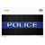 Police Thin Blue Line Novelty Sticker Decal