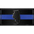 Illinois Thin Blue Line Novelty Sticker Decal