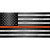 American Flag Thin Orange Line Novelty Sticker Decal