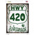 HWY 420 Arkansas Novelty Rectangle Sticker Decal