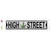 High Street Novelty Narrow Sticker Decal