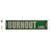 Burnout Lane Novelty Narrow Sticker Decal