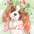 King Charles Spaniel Good Dog Novelty Square Sticker Decal