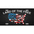 Land Of The Free Novelty Metal License Plate