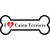 I Love Cairn terrieres Novelty Bone Sticker Decal