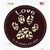 Love In All Shapes Novelty Circle Sticker Decal