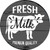 Fresh Milk Premium Quality Novelty Circle Sticker Decal