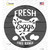 Fresh Eggs Free Range Novelty Circle Sticker Decal