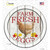 Farm Fresh Eggs Novelty Circle Sticker Decal