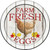 Farm Fresh Eggs Novelty Circle Sticker Decal