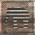 Corrugated Elephant on Wood Novelty Square Sticker Decal