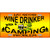 Just Another Wine Drinker Novelty Metal License Plate