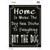 Home Where The Dog Novelty Rectangle Sticker Decal