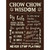 Chow Chow Wisdom Novelty Rectangle Sticker Decal