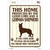 Protected By A German Shepherd Novelty Rectangle Sticker Decal