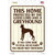 Protected By A Greyhound Novelty Rectangle Sticker Decal