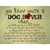 Dog Lover Great Talker Novelty Rectangle Sticker Decal