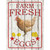 Farm Fresh Eggs Novelty Rectangle Sticker Decal