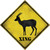 Antelope Xing Novelty Diamond Sticker Decal