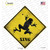 Frog Xing Novelty Diamond Sticker Decal