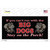 Big Dogs Black Novelty Sticker Decal