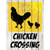 Chicken Crossing Key West Novelty Rectangle Sticker Decal